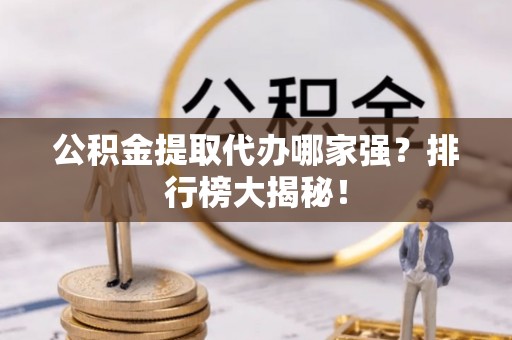 鄯善公积金提取代办哪家强？排行榜大揭秘！