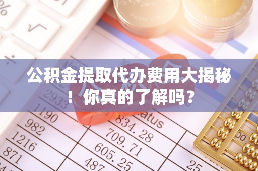 鄯善公积金提取代办费用大揭秘！你真的了解吗？
